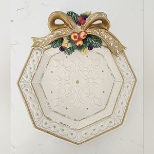 Rare Vintage Xmas Fitz & Floyd Classic Plate